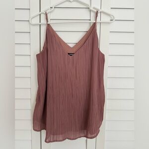 Blush dressy tank from Express